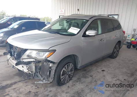 2017 Nissan Pathfinder Sl z USA, uszkodzony, nr VIN 5N1DR2MN3HC672181
